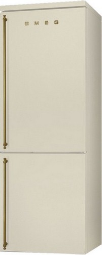 Холодильник двухкамерный Smeg FA8003PO (кремовый/латунь) (соло)