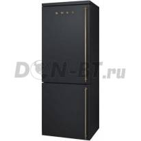 Холодильник двухкамерный Smeg FA8003AOS (антрацит/латунь) (соло)